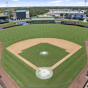 Dell Diamond ballpark near Camden Brushy Creek apartments in Cedar Park, TX