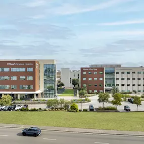 St. David's surgical center across the highway from Camden La Frontera apartments in Round Rock, TX