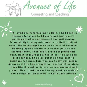 Avenues of Life Counseling and Coaching Gainesville Review