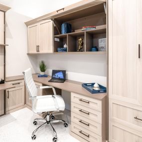 If you work from home, you know the value of a functional, custom home office. Most of us spend many hours at work each day, and where you spend it matters. A built-in home office has sufficient workspace, ergonomic furniture, storage for all your business needs.