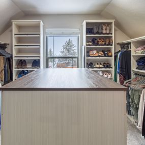 Even Cathedral ceilings can become your dream closet