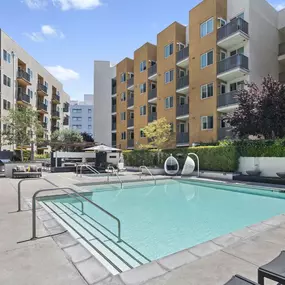 camden glendale apartments los angeles ca pool with sundeck