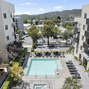 camden glendale apartments los angeles ca pool with hot tub