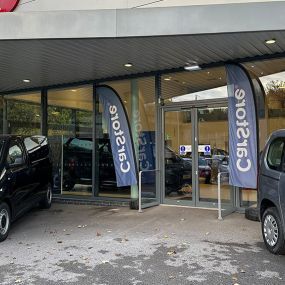 Outside Vauxhall Leeds Showroom