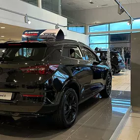 Inside Vauxhall Leeds Showroom