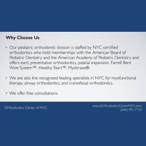 Why Choose Orthodontics Center of NYC 2