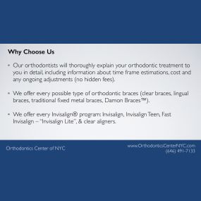 Why Choose Orthodontics Center of NYC 1