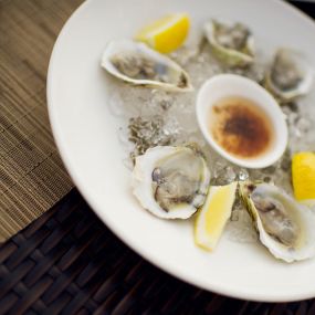 Fresh Oysters at The Lawn at Castle Hill Inn