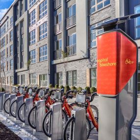 Apartments capital bikeshare rental bikes