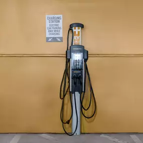 Electric vehicle car charging station at Camden Shady Grove in Rockville, MD