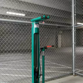 Bike pump and repair station at Camden Shady Grove in Rockville, MD