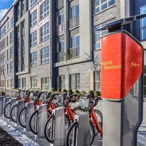 Apartments capital bikeshare rental bikes