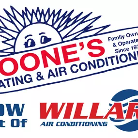 Boone's Heating and Cooling new logo