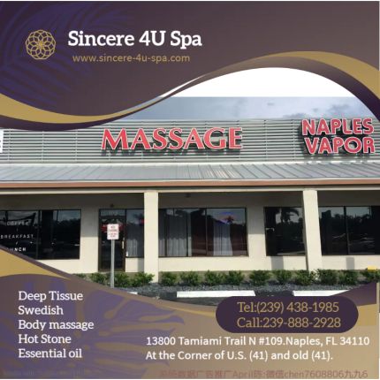 Logo van Sincere 4u Spa-Asian Massage