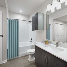 Bathroom with Quartz Countertops