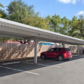 Rentable carports at Camden Huntingdon