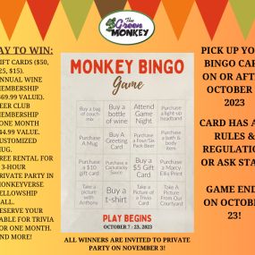 Monkey Bingo Game