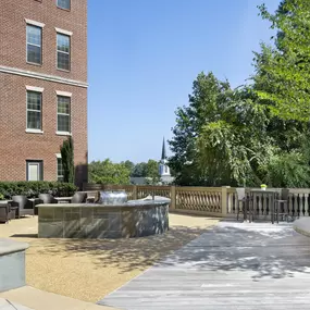 Barbeque and outdoor dining area at the towers