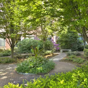 Exterior courtyard at Camden Paces in Atlanta, GA