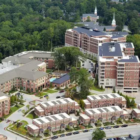 Nestlend in buckhead neighborhood with terrace tower and townhome apartment homes