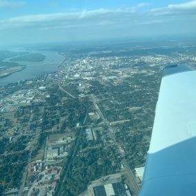 Take a scenic tour of Memphis TN from above at First Team Pilot Training.
