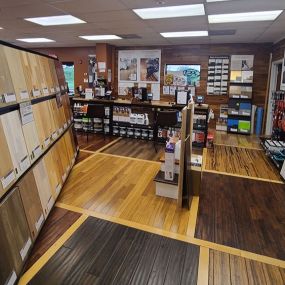 Interior of LL Flooring #1172 - Beaumont | Aisle View