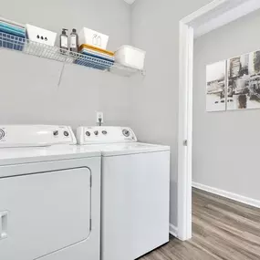 Full size washer and dryer in every apartment home