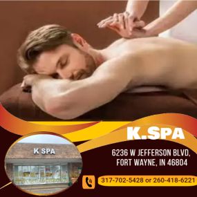 Whether it’s stress, physical recovery, or a long day at work, K. Spa has helped 
many clients relax in the comfort of our quiet & comfortable rooms with calming music.