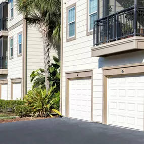 Private garages at Camden Westchase Park.