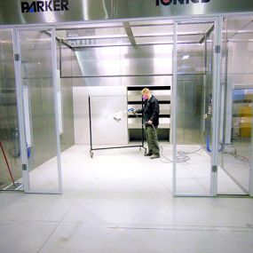 Parker Ionics powder coating spray booths