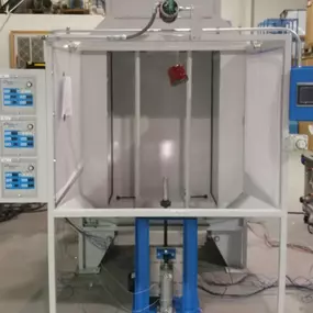 QC2000 Wheel Powder Coating Spray Booth at Parker Ionics