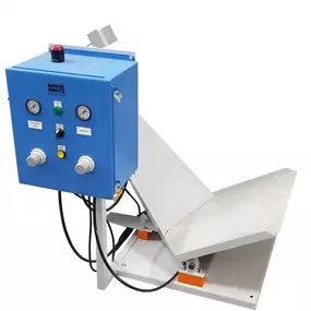 Auto Drum Unloader - Parker Ionics Powder Coating Handling Equipment