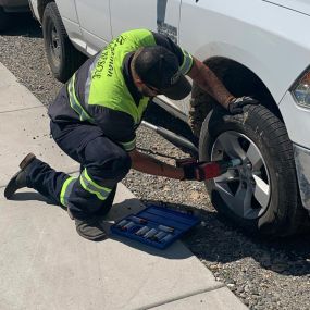Whether you need a tire change, lockout service, gas delivery, jump start, or battery service, we can help. One call to BRR and you’ll be on your way again in no time.