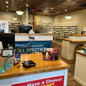 At Davis Drug Company, we believe in supporting our customers' health by going above and beyond. Our pharmacy in Benson, NC, delivers the personal touch that big chain pharmacies lack. We offer free local delivery up to 10 miles away, a free vitamin program for children and seniors, and personal service. Pick up your essentials, while we are preparing your prescriptions! Located conveniently by Food Lion, visit us to grab your medication, restock your elderberry syrup, or get your flu shots.