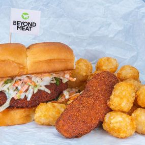 Beyond® 1 Slider & 1 Tender Combo - 1 beyond® tender and 1 beyond slider with a choice of fries, tots, hot fries or hot tots