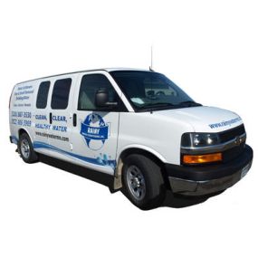 Rainy Water Delivery and Service Van based in Hutchinson, MN