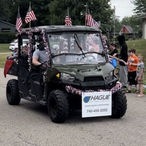Hague Quality Water of Zanesville in the Independence Day Parade