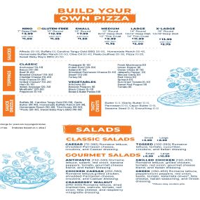 Build Your Own Pizza & Salads