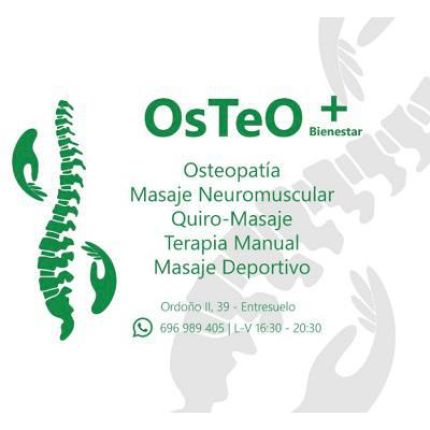 Logotipo de Osteo+Bienestar