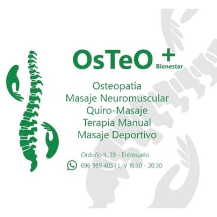 Logotipo de Osteo+Bienestar