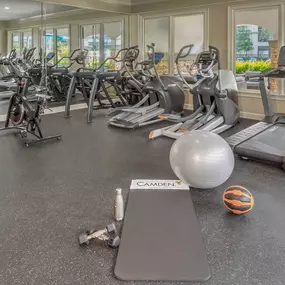 Fitness center with cardio exercise equipment