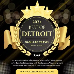 Cadillac Travel Group rated the best travel agency in Detroit