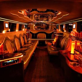 Hummer Limo with Hardwood floors and Fireplace