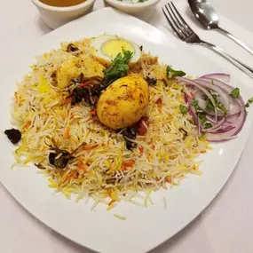 Egg Dum Biryani