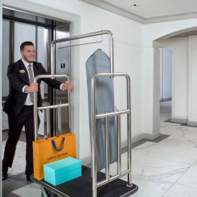 Bellhop services and elevators