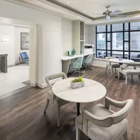 Community Workspace at Camden Post Oak Apartment in Houston, Tx