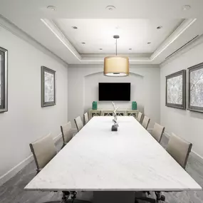 Rentable conference room with wifi at Camden Post Oak Apartments in Houston, Tx