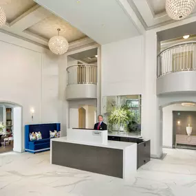 Onsite concierge in entry lobby