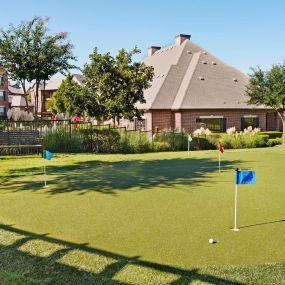 Onsite putting green