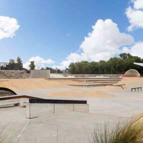 Skate park near community